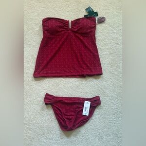 Nwt Cranberry A.n.a Tankini Size Medium